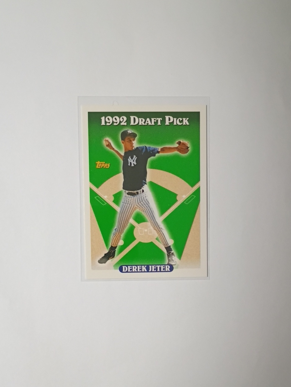 Topps Derek Jeter Green and Navy Baseball Wall Art